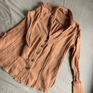 Free People Rust Top